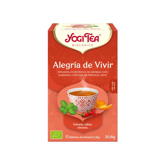 Yogi Tea Alegria de Vivir 17 filtros