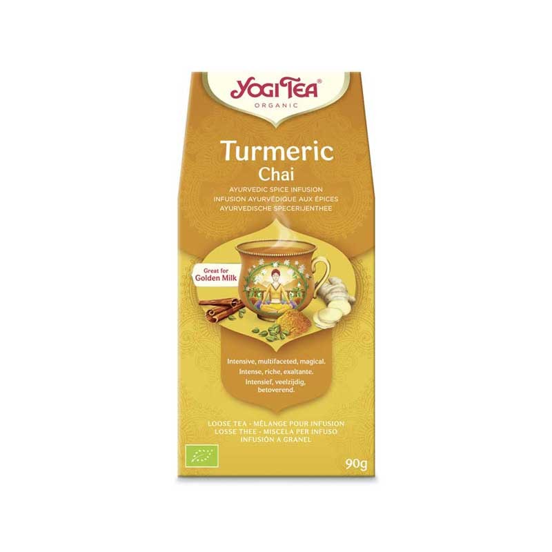 Yogi Tea curcuma/turmeric chai suelto Bio 90g