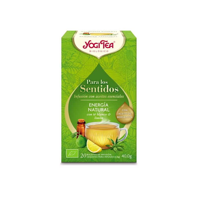 Yogi tea para los sentidos Energia Natural Bio 20 filtros