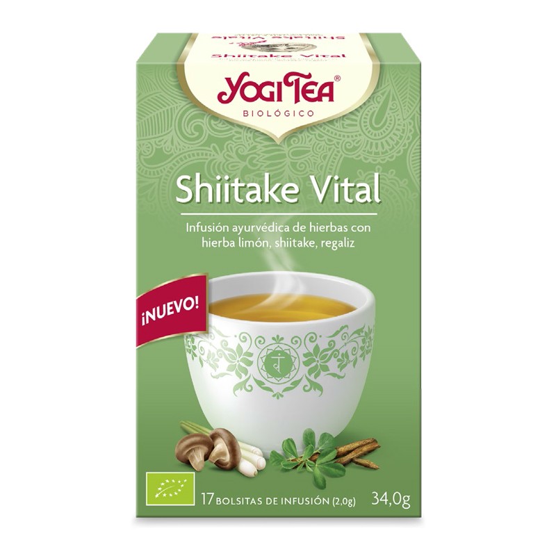 Yogi Tea Shiitake Vital Bio 17 filtros