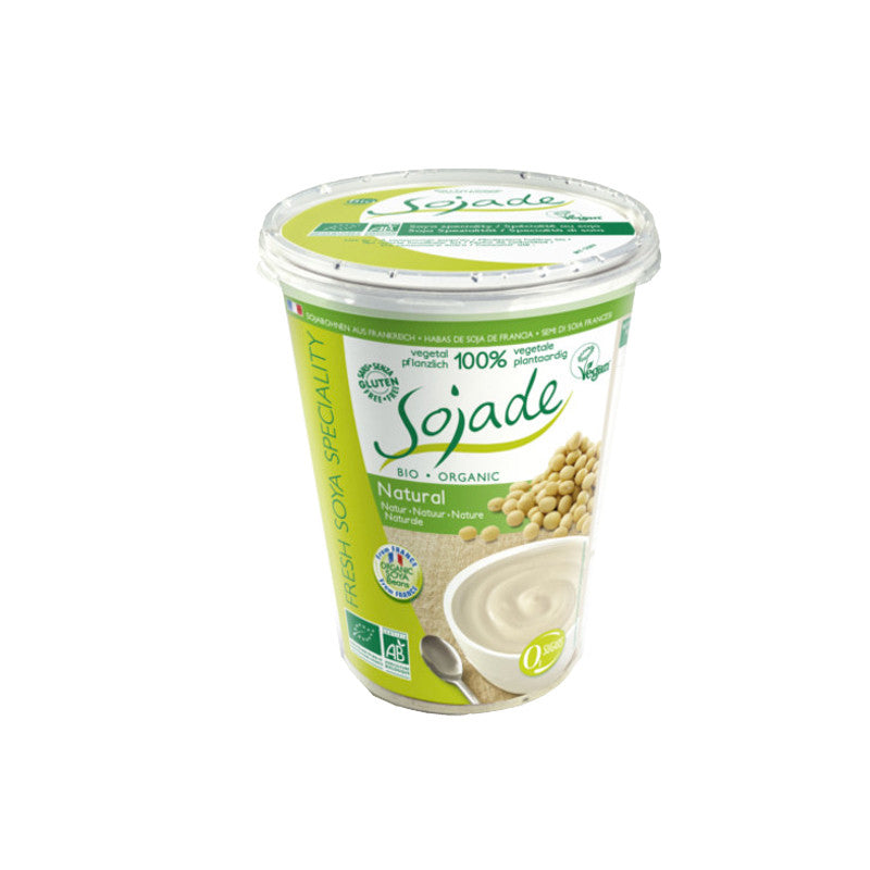 YOGURT SOJA NATURAL 400 G - SOJADE - masquedietasonline.com 